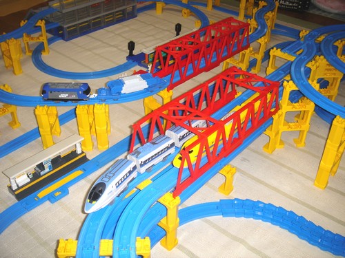 同時発車レイアウト複線タワー付近反対側.jpg